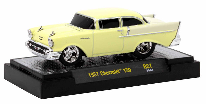 1957 Chevrolet 150 M2 Machines 1:64 Scale Ground Pounders Release 27