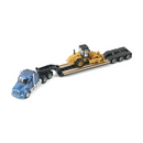 Caterpillar Kenworth T880 With Lowboy With CP56 Roller 1:87 Scale Diecast 84424