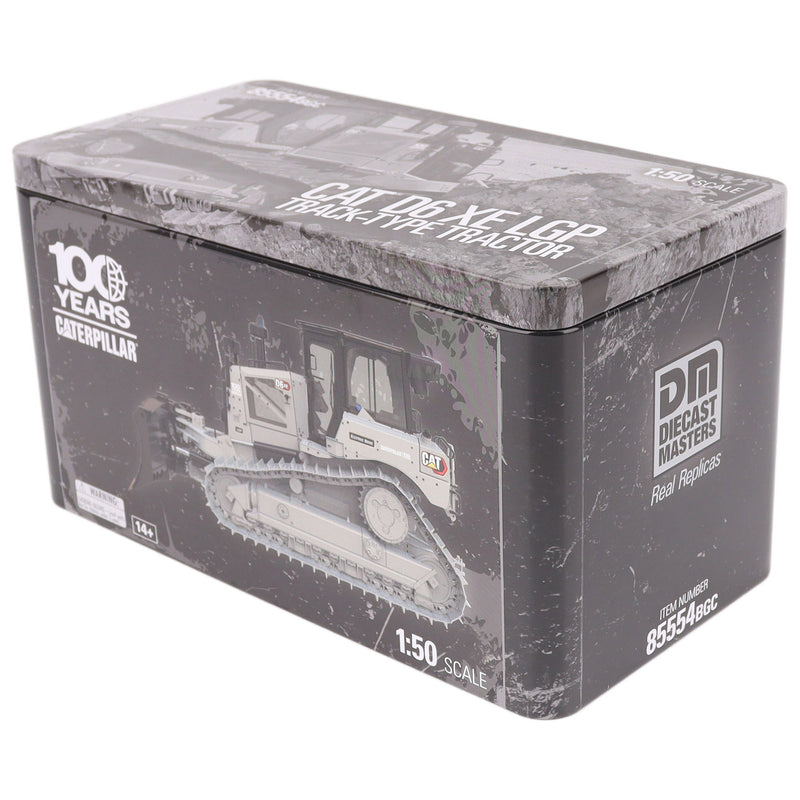 1:50 Cat Caterpillar D6 LGP VPAT Track-Type Tractor – Black Centennial Edition – Diecast Masters