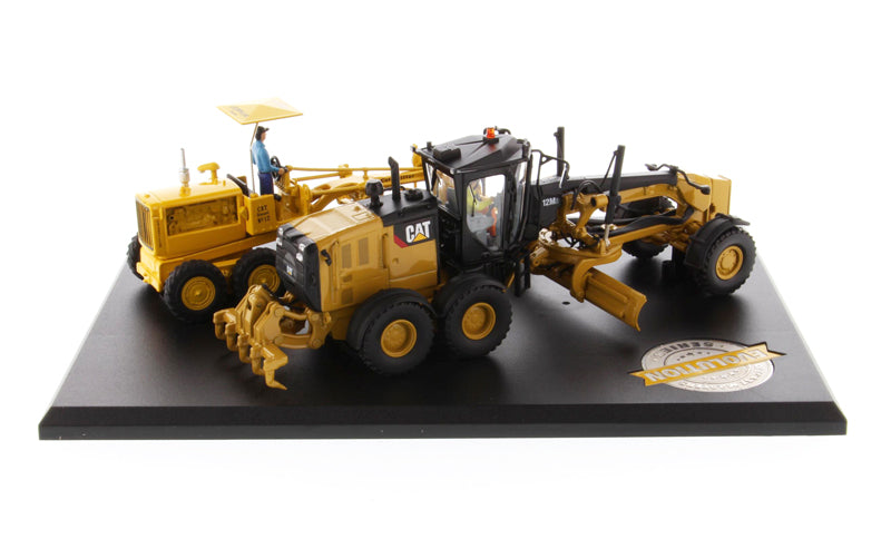 Caterpillar 12M3 and N0. 12 Motor Grader Evolution Series 1:50 Scale Diecast 85560