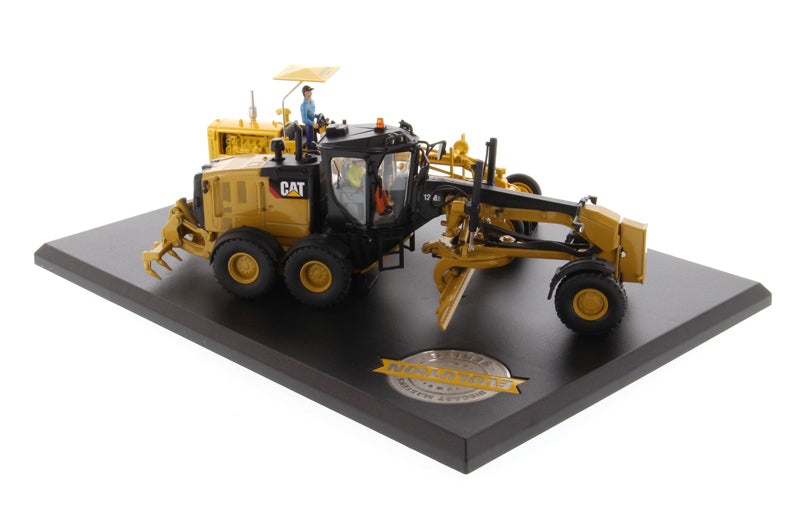 Caterpillar 12M3 and N0. 12 Motor Grader Evolution Series 1:50 Scale Diecast 85560