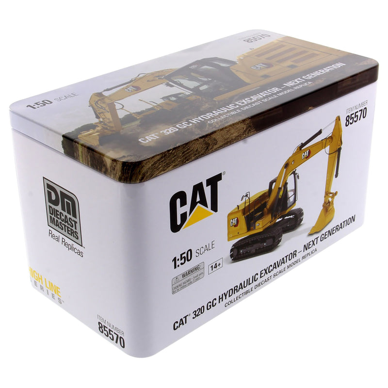 Caterpillar 320 GC Hydraulic Excavator 1:50 Scale Diecast 85570