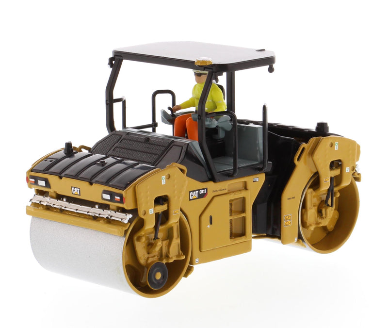 Caterpillar CB-13 Tandem Vibratory Roller with ROPS 1:50 Scale Diecast 85594