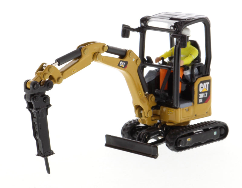 Caterpillar 301.7 CR Mini Hydraulic Excavator 1:50 Scale Diecast 85597