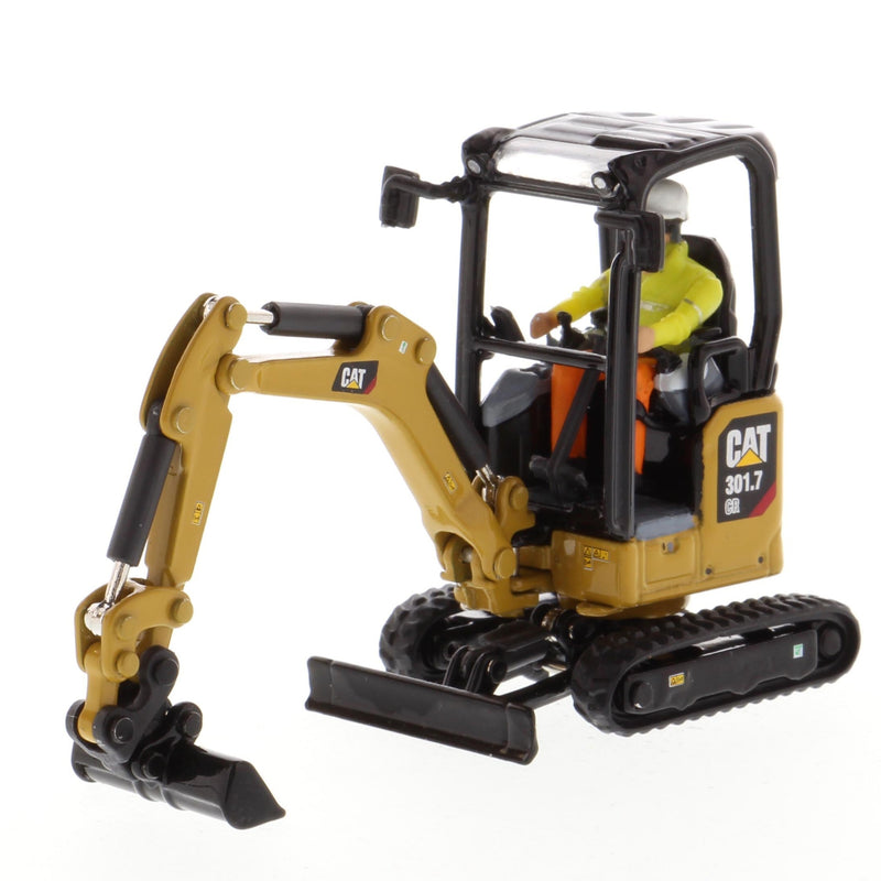 Caterpillar 301.7 CR Mini Hydraulic Excavator 1:50 Scale Diecast 85597