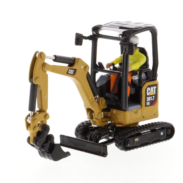 Caterpillar 301.7 CR Mini Hydraulic Excavator 1:50 Scale Diecast 85597