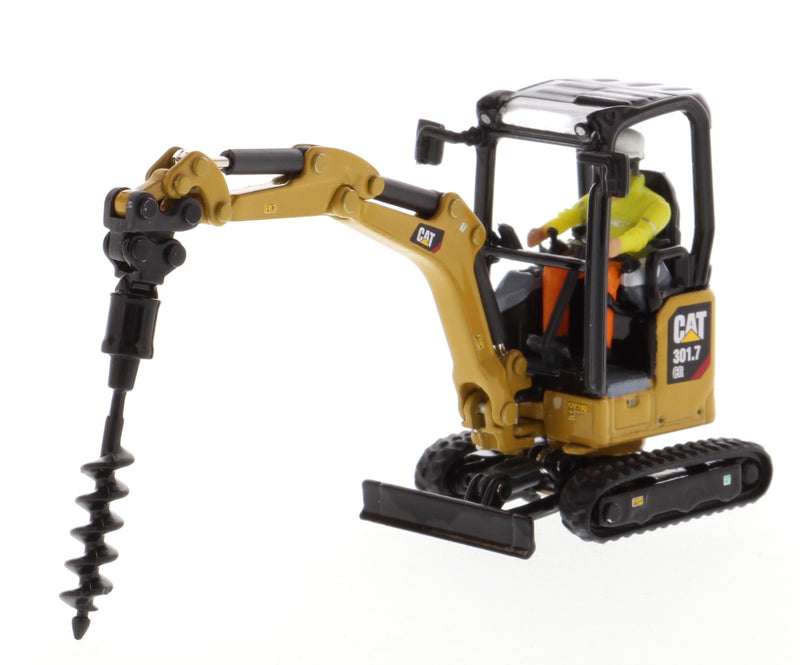 Caterpillar 301.7 CR Mini Hydraulic Excavator 1:50 Scale Diecast 85597