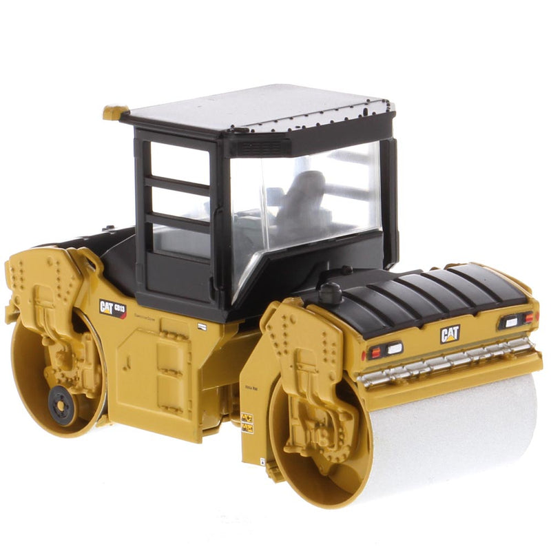 Caterpillar CB-13 Tandem Vibratory Roller with Cab 1:64 Scale Diecast 85631