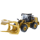 Caterpillar 950M Wheel Loader W/ Log Fork & Bucket 1:64 Scale Diecast 85635