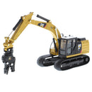 Caterpillar 320F L Hydraulic Excavator With Worktools 1:64 Scale Diecast 85636