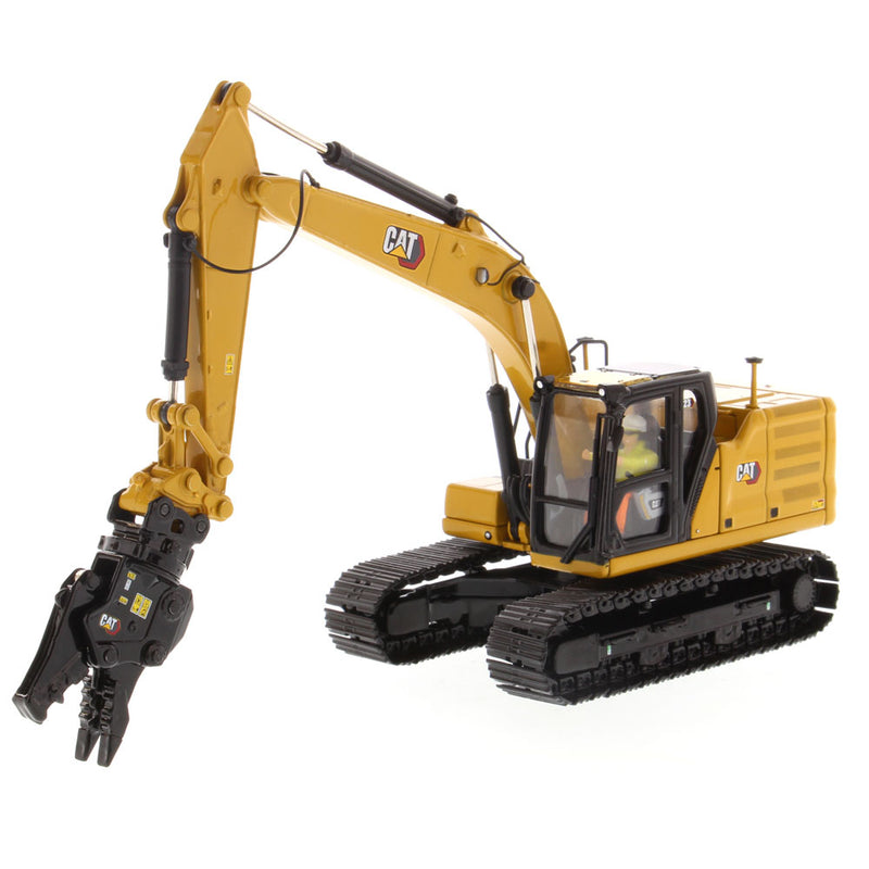 Caterpillar 323 Hydraulic Excavator with Work Tools 1:50 Scale Diecast 85657