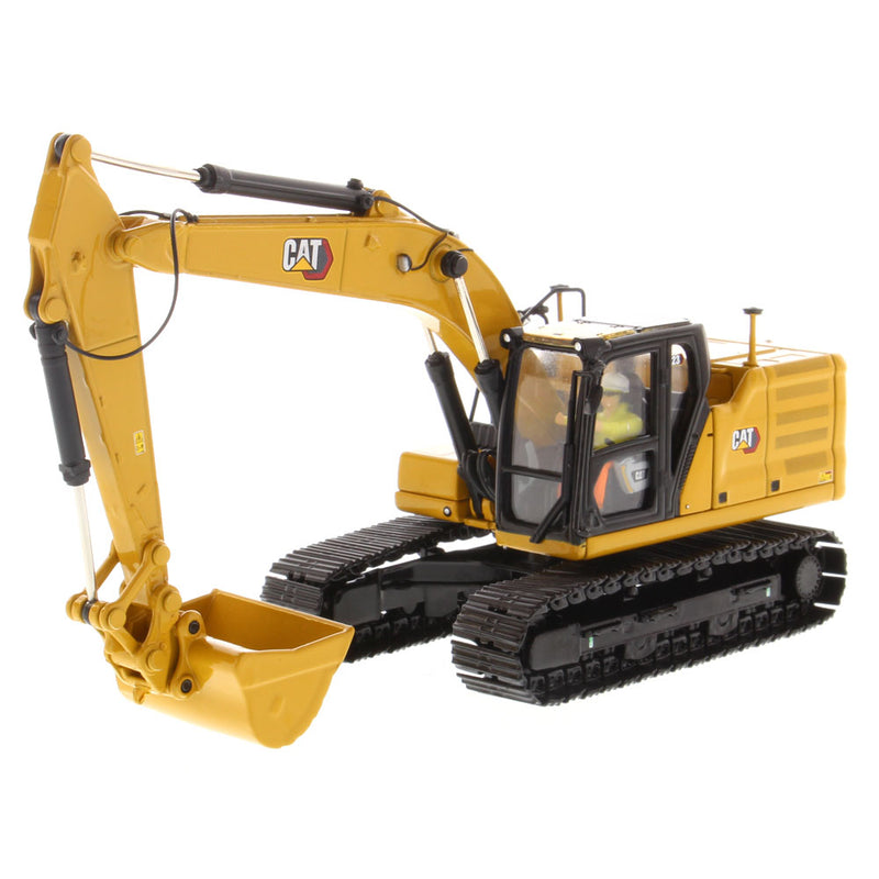 Caterpillar 323 Hydraulic Excavator with Work Tools 1:50 Scale Diecast 85657