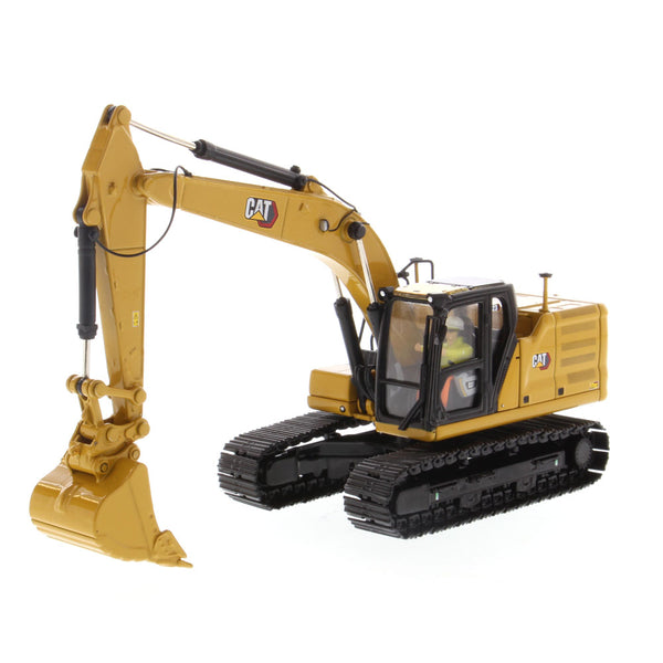 Caterpillar 323 Hydraulic Excavator with Work Tools 1:50 Scale Diecast 85657