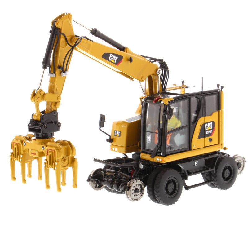 Caterpillar M323F Railroad Wheeled Excavator 1:50 Scale Diecast 85662