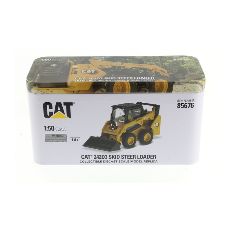 Caterpillar 242D3 Skid Steer Loader 1:50 Scale Diecast 85676