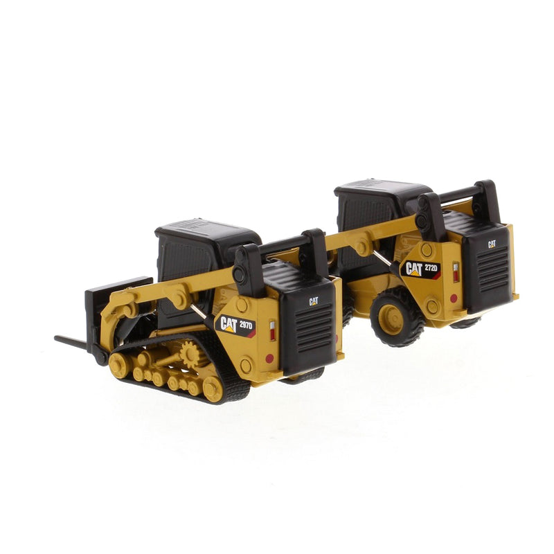 Caterpillar 272D2 Skid Steer Loader & 297D2 Compact Track 1:64 Scale Diecast 85693