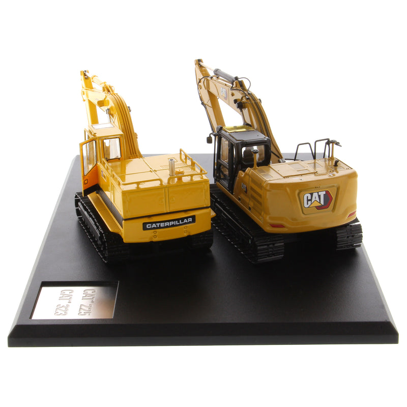Caterpillar 225 and 323 Hydraulic Excavators Evolution Series 1:50 Scale Diecast 85715