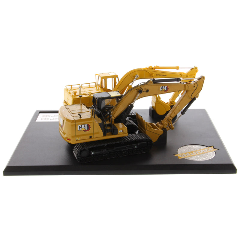 Caterpillar 225 and 323 Hydraulic Excavators Evolution Series 1:50 Scale Diecast 85715
