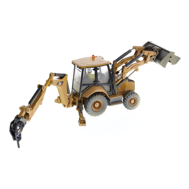 Caterpillar 420F2 IT Backhoe Loader Weathered 1:50 Scale Diecast 85755