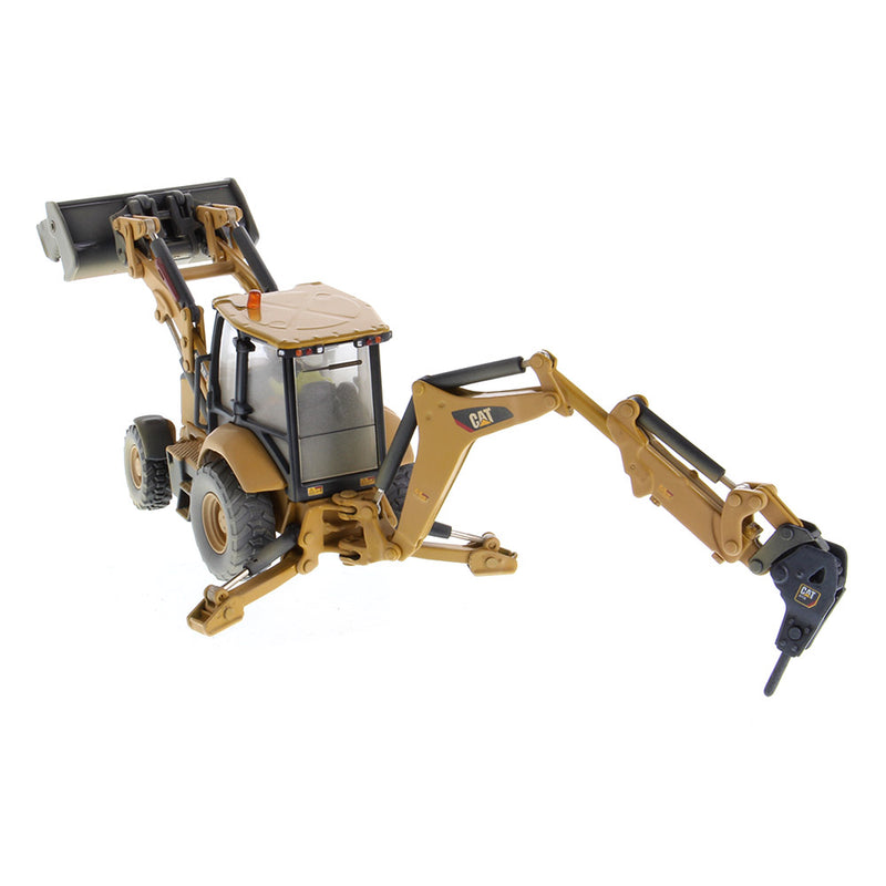 Caterpillar 420F2 IT Backhoe Loader Weathered 1:50 Scale Diecast 85755