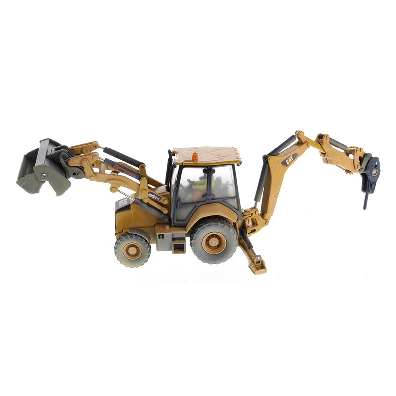 Caterpillar 420F2 IT Backhoe Loader Weathered 1:50 Scale Diecast 85755