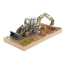 Caterpillar 420F2 IT Backhoe Loader Weathered 1:50 Scale Diecast 85755