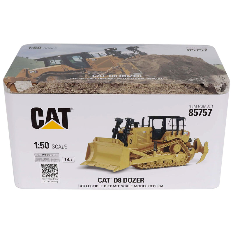 Caterpillar D8 Track Type Tractor 1:50 Scale Diecast 85757