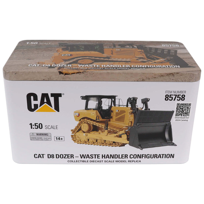 Caterpillar D8 Waste Handler Track Type Tractor 1:50 Scale Diecast 85758