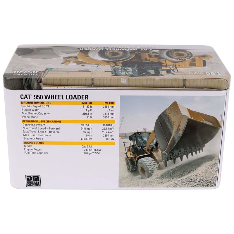 Caterpillar 950 Wheel Loader 1:50 Scale Diecast 85770