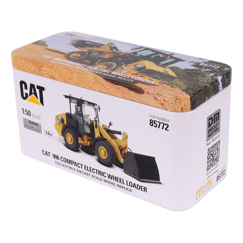 Caterpillar 906 Electric Compact Wheel Loader 1:50 Scale Diecast 85772