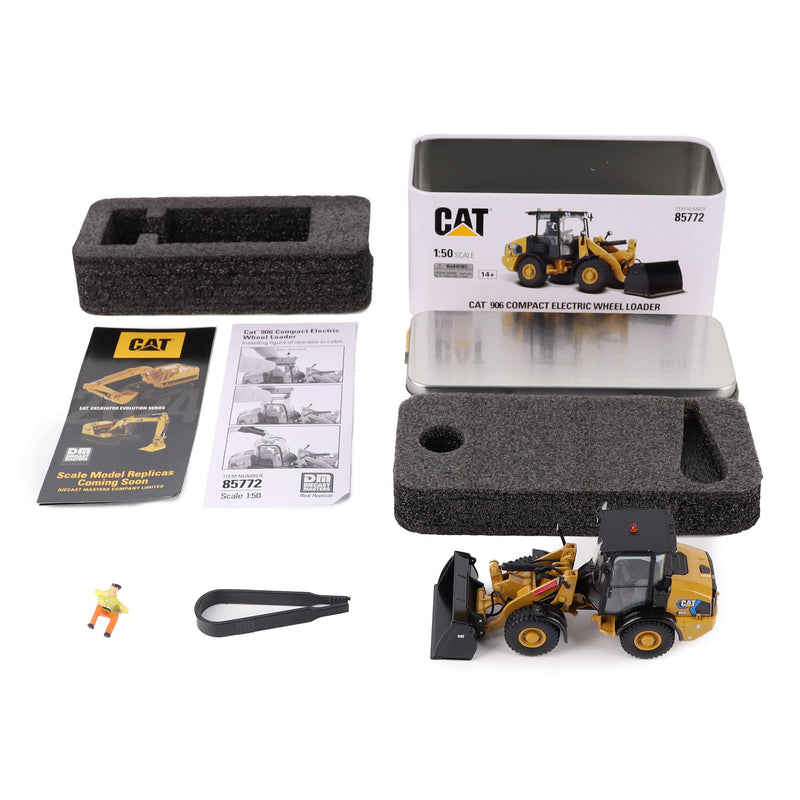 Caterpillar 906 Electric Compact Wheel Loader 1:50 Scale Diecast 85772