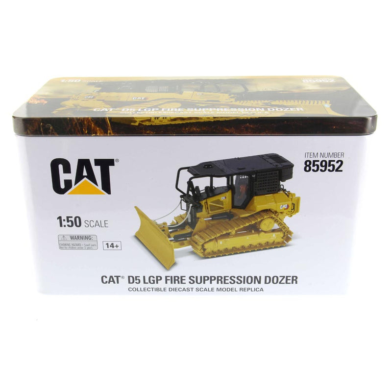 Caterpillar D5 LGP Fire Dozer 1:50 Scale Diecast 85952