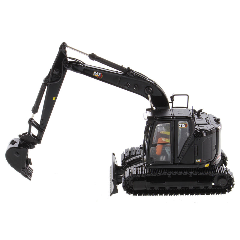 Caterpillar 315 Hydraulic Excavator Special Black Finish 1:50 Scale Diecast 85957BK