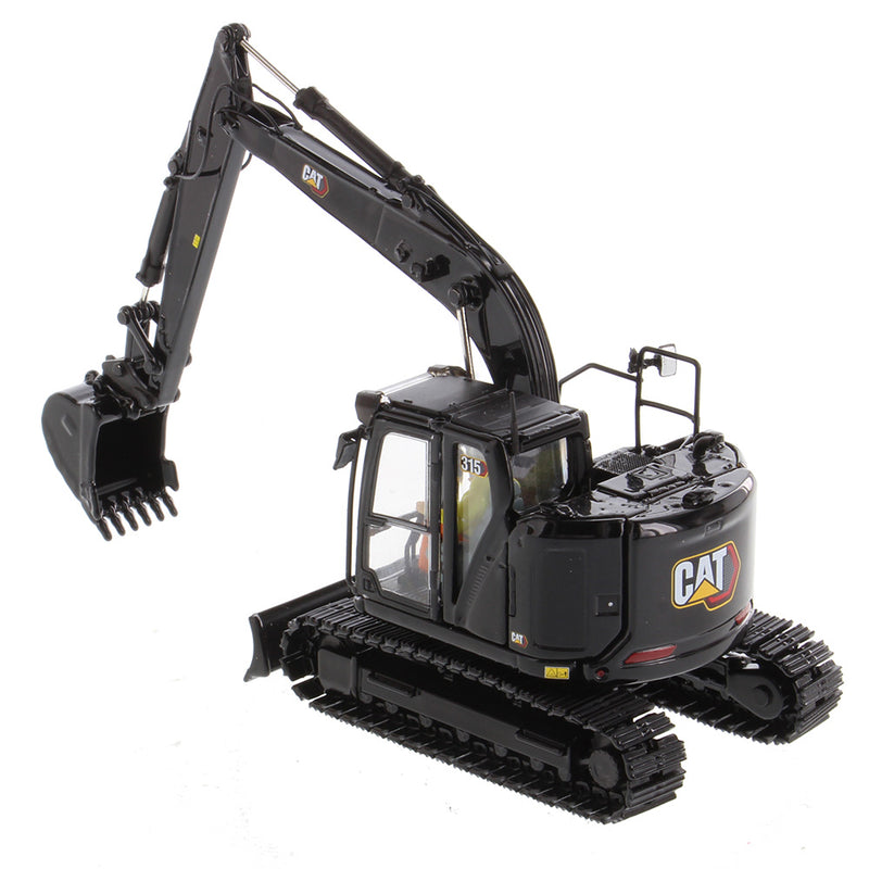 Caterpillar 315 Hydraulic Excavator Special Black Finish 1:50 Scale Diecast 85957BK