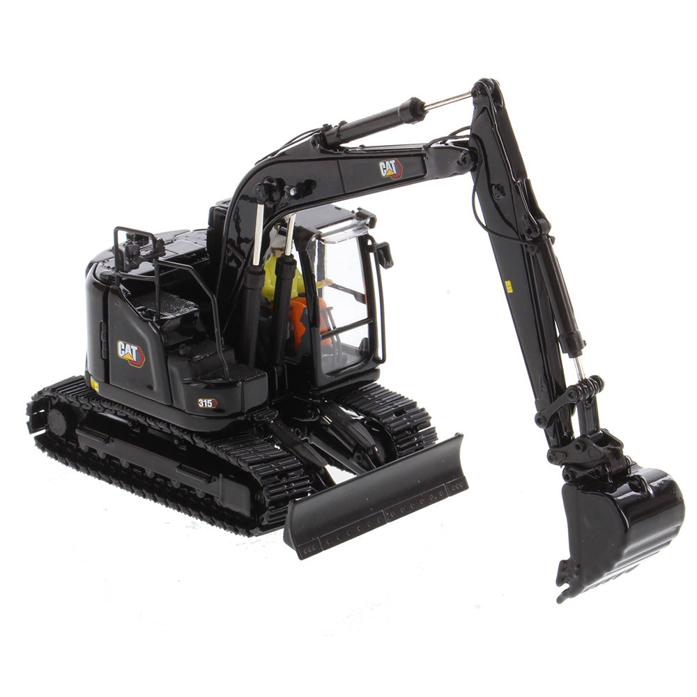 Caterpillar 315 Hydraulic Excavator Special Black Finish 1:50 Scale Di