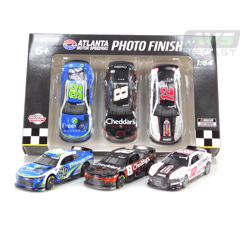 Daniel Suarez Kyle Busch Ryan Blaney Atlanta 2024 3 Car Set 1:64 Nascar Diecast