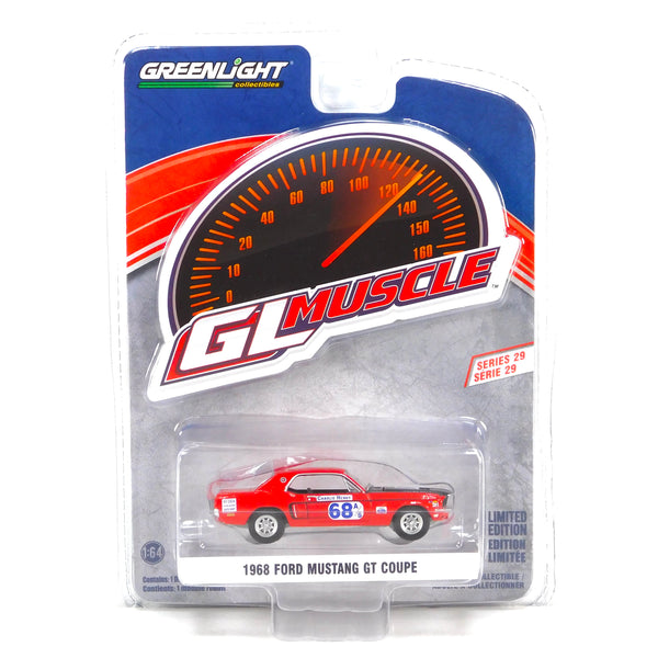 Error Greenlight Muscle 13360B 1968 Ford Mustang GT Coupe 1:64 Diecast