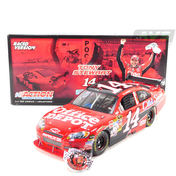 *Pre-Owned* Tony Stewart 2009 Office Depot Pocono Win 1:24 Nascar Diecast