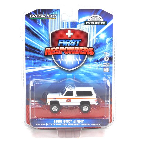 Hobby Exclusive 30445 1986 GMC Jimmy New York EMS 1:64 Diecast