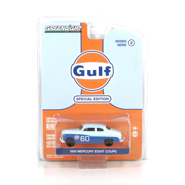 Gulf Oil Special Edition 41145-B 1950 Mercury Eight Coupe #60 1:64 Diecast