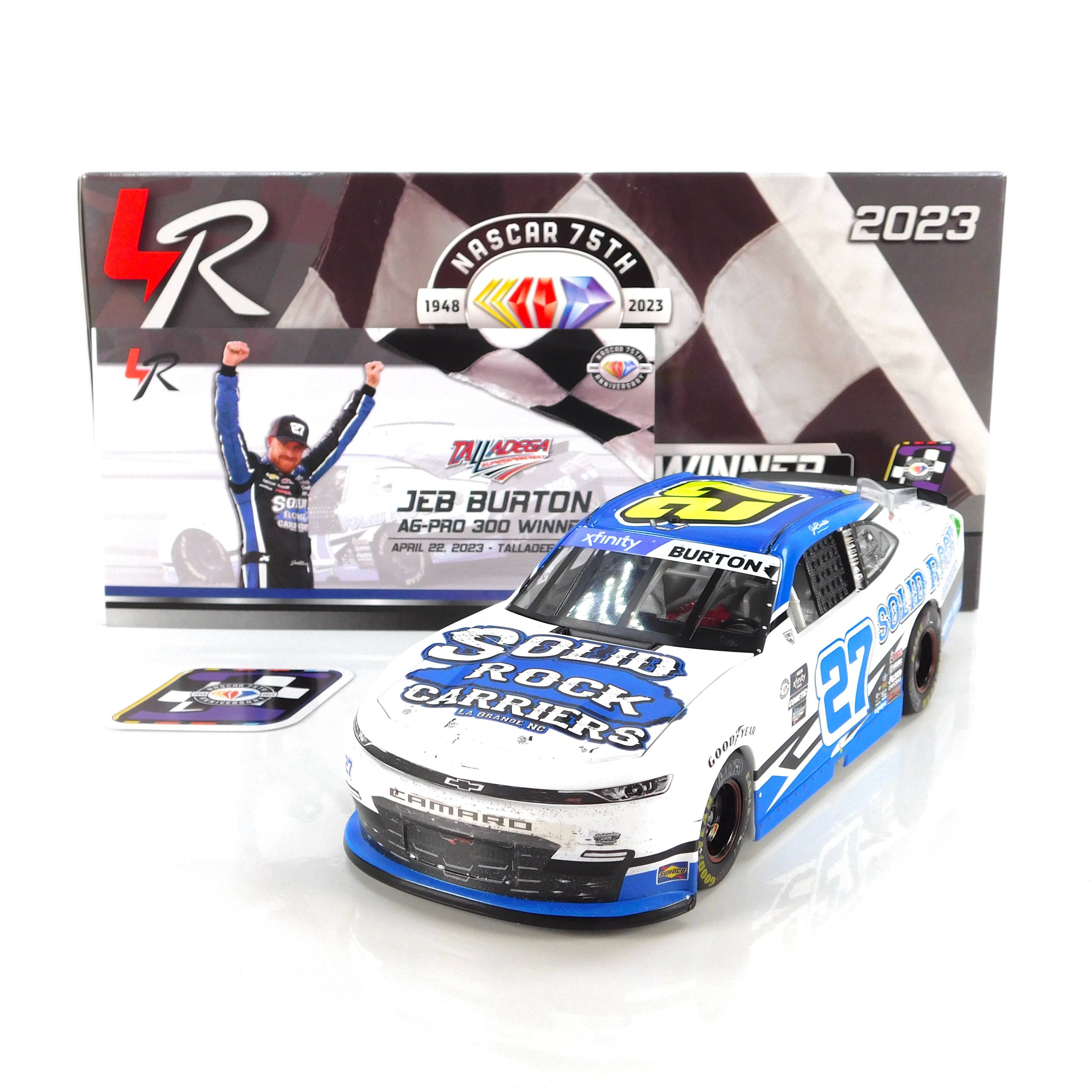 Jeb Burton 2023 Solid Rock Carriers Talladega Win 1:24 Nascar Diecast