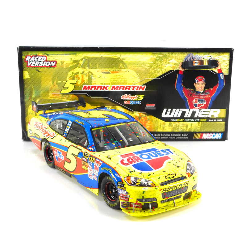 *Pre-Owned* Mark Martin 2009 Carquest Phoenix Win 1:24 Nascar Diecast