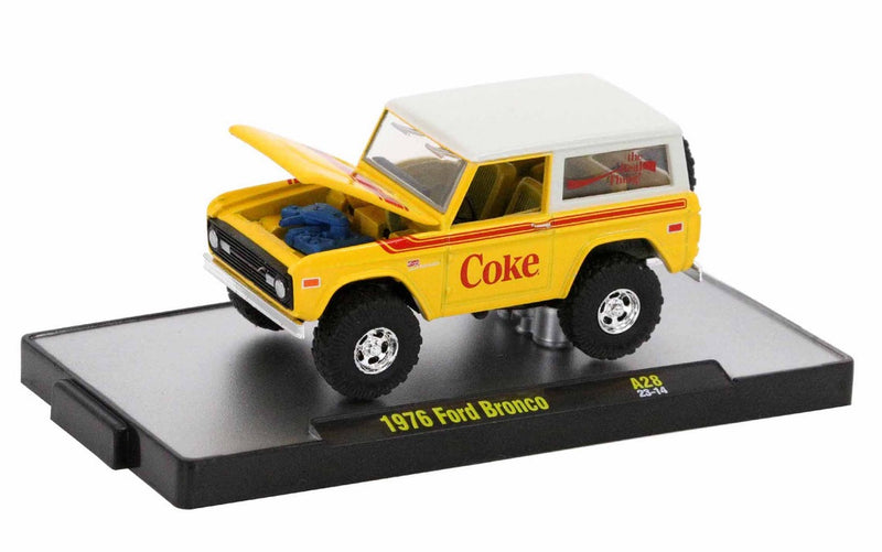 1976 Ford Bronco Coca-Cola M2 Machines 1:64 Scale Coca-Cola A28