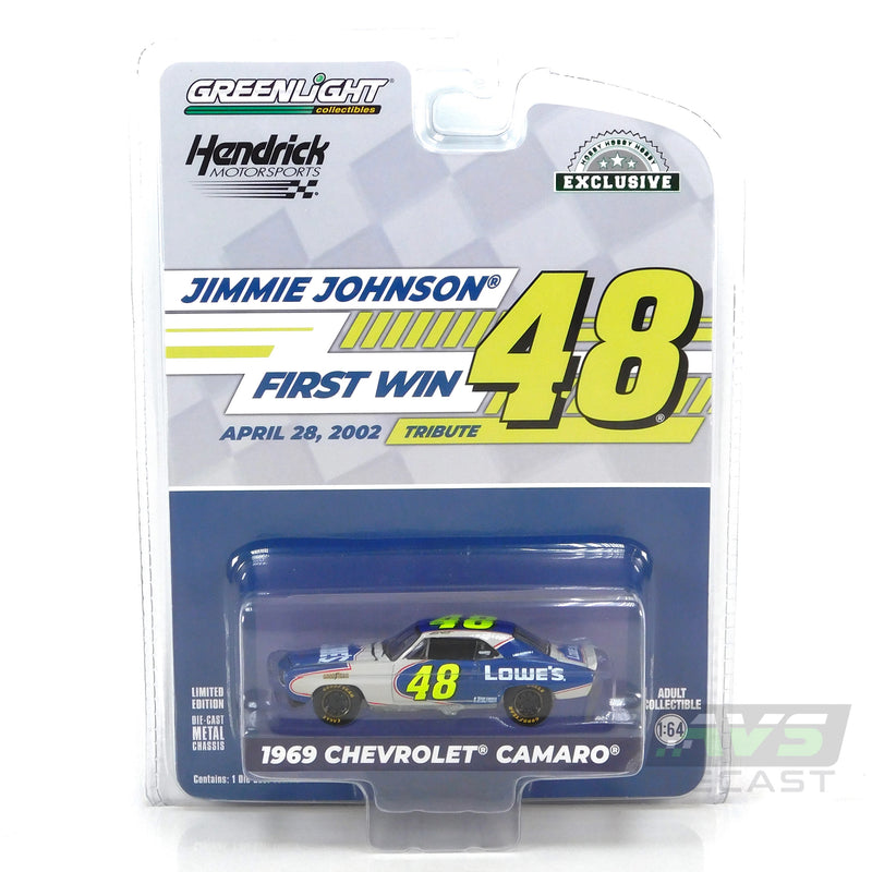 Hobby Exclusive 30493 1969 Chevrolet Camaro Jimmie Johnson First Win 1:64 Diecast