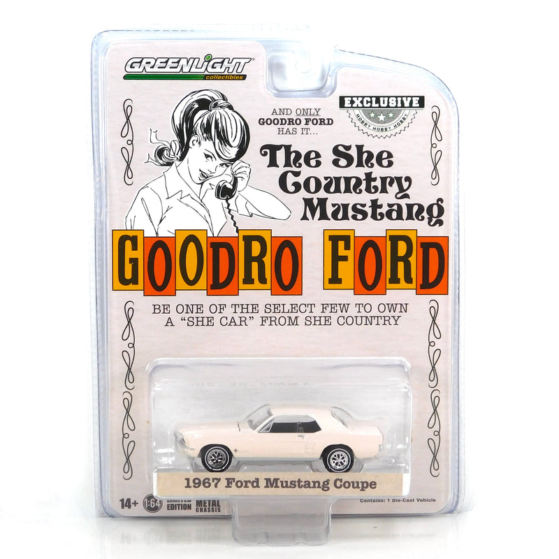 Hobby Exclusive 30427 1967 Ford Mustang Coupe "She Country Special" 1:64 Diecast