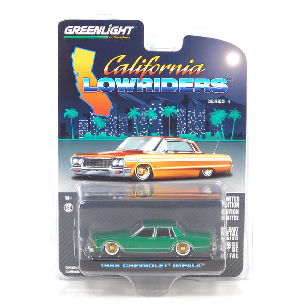California Lowriders 63050F 1985 Chevrolet Impala 1:64 Diecast
