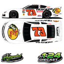*Preorder* Wyatt Miller 2026 Bass Pro Shops Late Model Autographed 1:24 Nascar Diecast