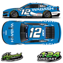 *Preorder* Ryan Blaney 2026 Wabash Autographed 1:24 Nascar Diecast