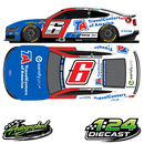 *Preorder* Brad Keselowski 2026 TravelCenters Of America Autographed 1:24 Nascar Diecast