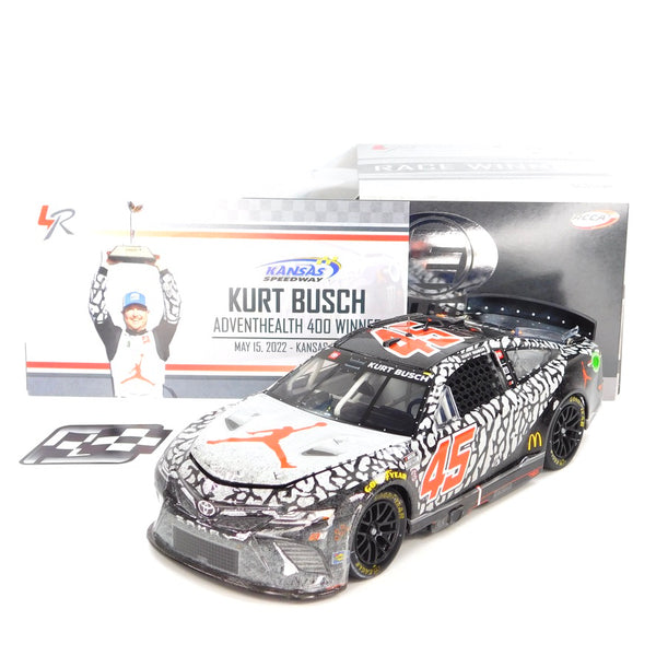 Kurt Busch 2022 Jordan Brand Kansas Win Elite 1:24 Nascar Diecast